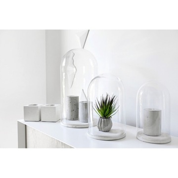 ŚWIECZNIK Z BETONU ARCHITEKTONICZNEGO - walec 12x8