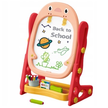 TABLICA EDUKACYJNA MAGNETYCZNA KREDOWA DWUSTRONNA DUŻA DZIECI GRY PLANSZOWE