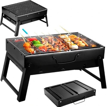 Grill ogrodowy przenośny rUszt WĘGLOWY turystyczny
