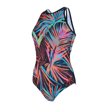 Strój kąpielowy jednoczęściowy damski Zoggs Maya Hi Crossback maya print 32