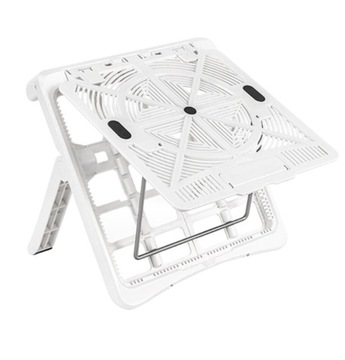 Regulowany stojak na laptopa antypoślizgowy czarny