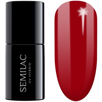 SEMILAC LAKIER HYBRYDOWY 345 GORGEOUS RED 7ML