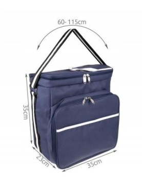 TORBA TERMICZNA DO PRZENOSZENIA POSIŁKÓW PLAŻOWA BIWAKOWA PIKNIKOWA DUŻA