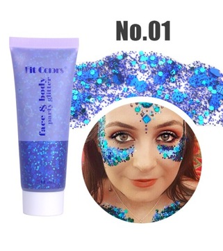 Блестящие тени для век Merman Scale Body Lip Glitter Stage Makeup