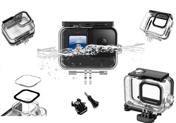 WATERPROOFCASE GOPRO HERO 13/12/11/10/9 CLEAR
