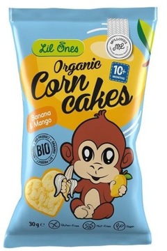 Chrupki kukurydziane banan-mango od 10 miesiąca BEZGL. BIO 30 g (MCLLOYDS)