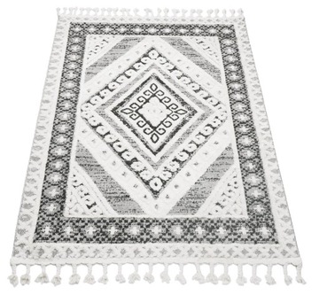 DYWAN SHAGGY BOHO DO SALONU SYPIALNI MIĘKKI WŁOS Z FRĘDZLAMI 120x170 CM