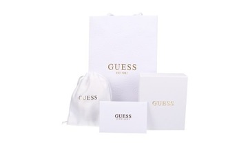 Bransoletka damska Guess Fine Heart Serce Cyrkonie Logo Stal srebrna Roz.S