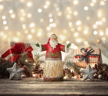 Фигурка Санта-Клауса CHRISTMAS TIME от художника Джима Шора