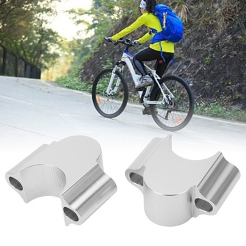 28mm Motorcycle Handlebar Riser Clamp Universal 30mm Height Mount Clamp Rep
