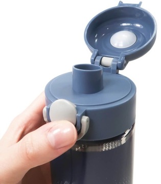 Школьный набор Бутылка для воды 600 мл + ланч-бокс со съемным отделением СИНИЙ