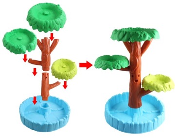 STÓŁ STOLIK WODNY 2w1 PIASKOWNICA XXL 8el. WOOPIE WESOŁE DRZEWO FOREMKI