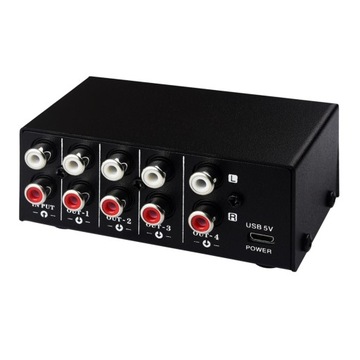 -RCA Stereo Audio Switch Distribution