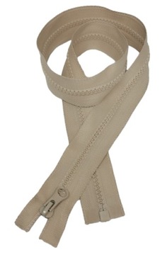 Zamek kostkowy ROZDZIELCZY 5mm 70cm jasny beż