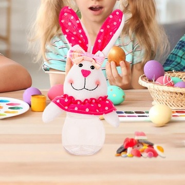 Pojemnik do przechowywania słoików na cukierki wielkanocne z hermetyczną po