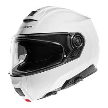 KASK MOTOCYKLOWY SZCZĘKOWY SCHUBERTH C5 GLOSSY WHITE Z BLENDĄ rozm. M