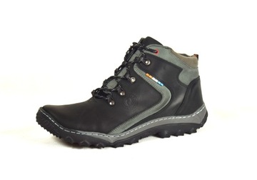 BUTY ZIMOWE TREKINGI SKÓRZANE OCIEPLANE PL 129