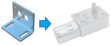 UCHWYT do SILNIK WOLNOOBROTOWY MIKRO Z PRZEKLADNIA