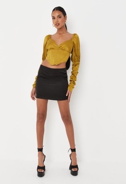 GORSETOWY TOP SATYNOWY jhi S Missguided