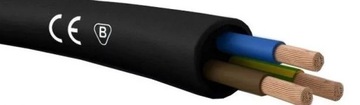 Przewód kabel OW 3x1,5 gumowy 300/500V 100m 1080