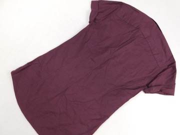 0607J38 RIVER ISLAND bluzka TOP KOSZULA BORDO XXS