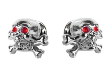 ŚRUBY TABLICY REJESTRACYJNEJ CZASZKA CHROM CHOOPER