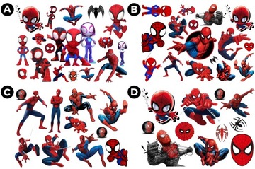 МОЮЩИЕСЯ ТАТУ С ЧЕЛОВЕКОМ-ПАУКОМ МНОГО ДИЗАЙНОВ КАЧЕСТВА