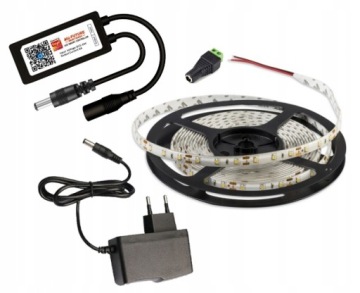 ZESTAW LED BIAŁA 5M IP65 300diod + WiFi SMART TUYA