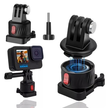 Uchwyt Szybkozłączka Adapter do GoPro Hero 12 11 10 9 8 7 DJI Osmo Action