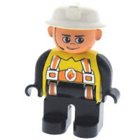 Lego Ludzik Duplo Strażak 4555pb194 1szt U