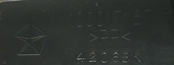 DODGE CHARGER 15- КРЫШКА РАМА ПЕРЕДНЯЯ СПРАВА 100017166