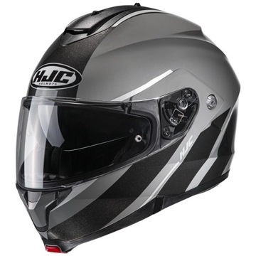 Kask szczękowy HJC C91 Tero Szary Połysk Blenda XL