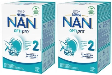 NAN Optipro 2 mleko następne Nestle 2x 650g