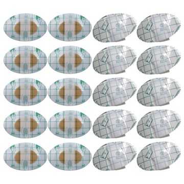 WODOODPORNE NAUSZNIKI Z MATERIAŁU PU. PIELĘGNACJA DZIECKA 40SZT