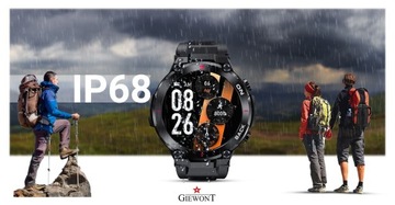 Умные часы Giewont GW460-1 черные с GPS
