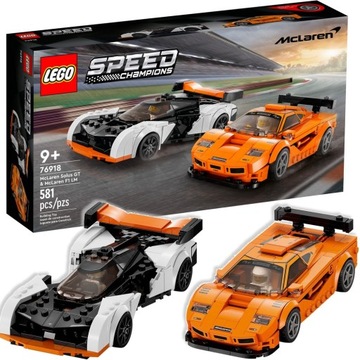LEGO 76918 Модель автомобиля MCLAREN SOLUS и F1