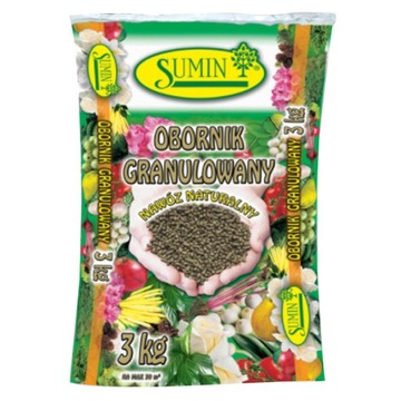 Obornik Kurzy SUMIN granulowany 3 kg bio nawóz