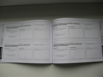 Польская сервисная книжка Abarth Проверки Abarth