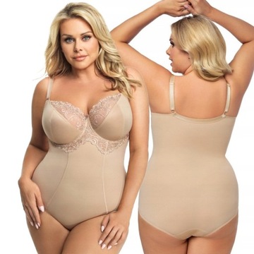 Body wyszczuplające Gorsenia Gala K356 beżowy 85G