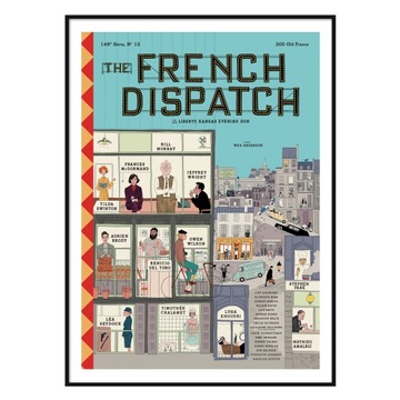 Плакат French Dispatch Уэса Андерсона
