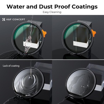 K & F Grey Filter 58 мм Регулируемый ND2-ND400 FADER PRO NANO X