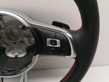 VW GOLF VII 7 GTI KIEROWNICA SKÓRZANA ORYGINAŁ