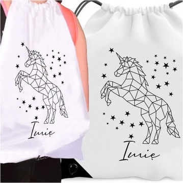 WOREK PLECAK DO SZKOŁY UNICORN JEDNOROŻEC KOTEK PIESEK PREZENT DLA DZIECKA