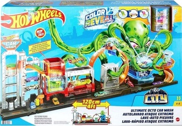 HOT WHEELS MEGAMYJNIA ATAK OŚMIORNICY COLOR REVEAL