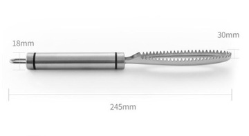 терка SCRAPER FISH скребок нож весы ANGLER