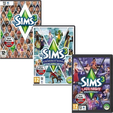 The Sims 3 + Generations + After Dark для ПК