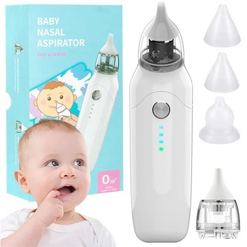Aspirator +Atomizer 2w1 do nosa uszu ODCIĄGACZ KATARU elektryczny odkurzacz