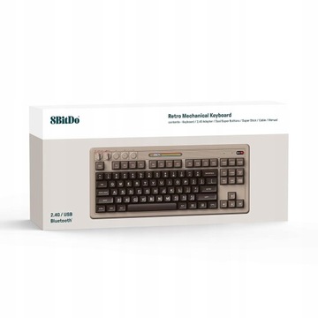Ретро-клавиатура 8Bitdo Механическая клавиатура C64 + джойстик и супер-кнопки
