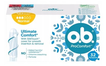 O.B. Tampony Pro Comfort NORMAL 32 sztuki