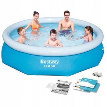 BASEN ROZPOROWY 305x76 BESTWAY 57266 FAST SET POOL